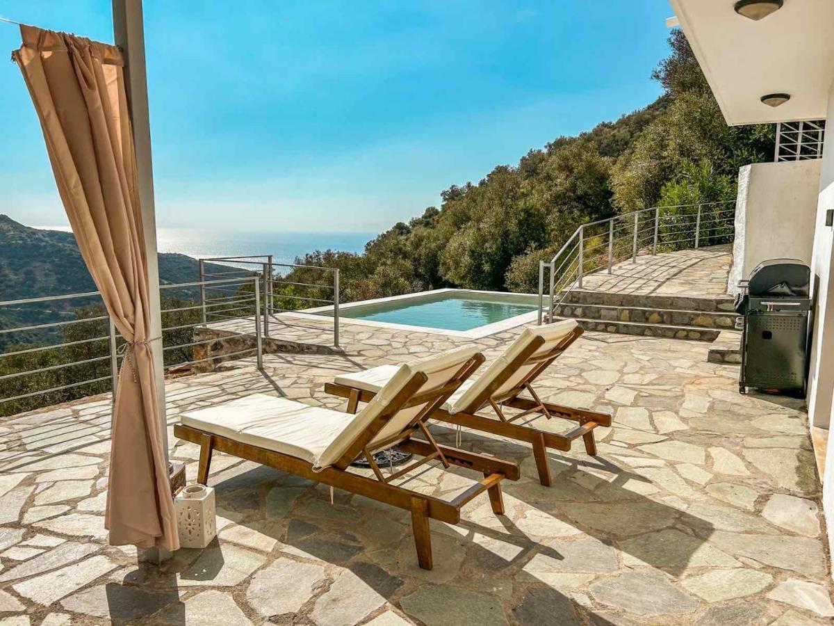Вилла Kampos View - Quiet House At The End Of The Road, Private Pool Kambos  Экстерьер фото