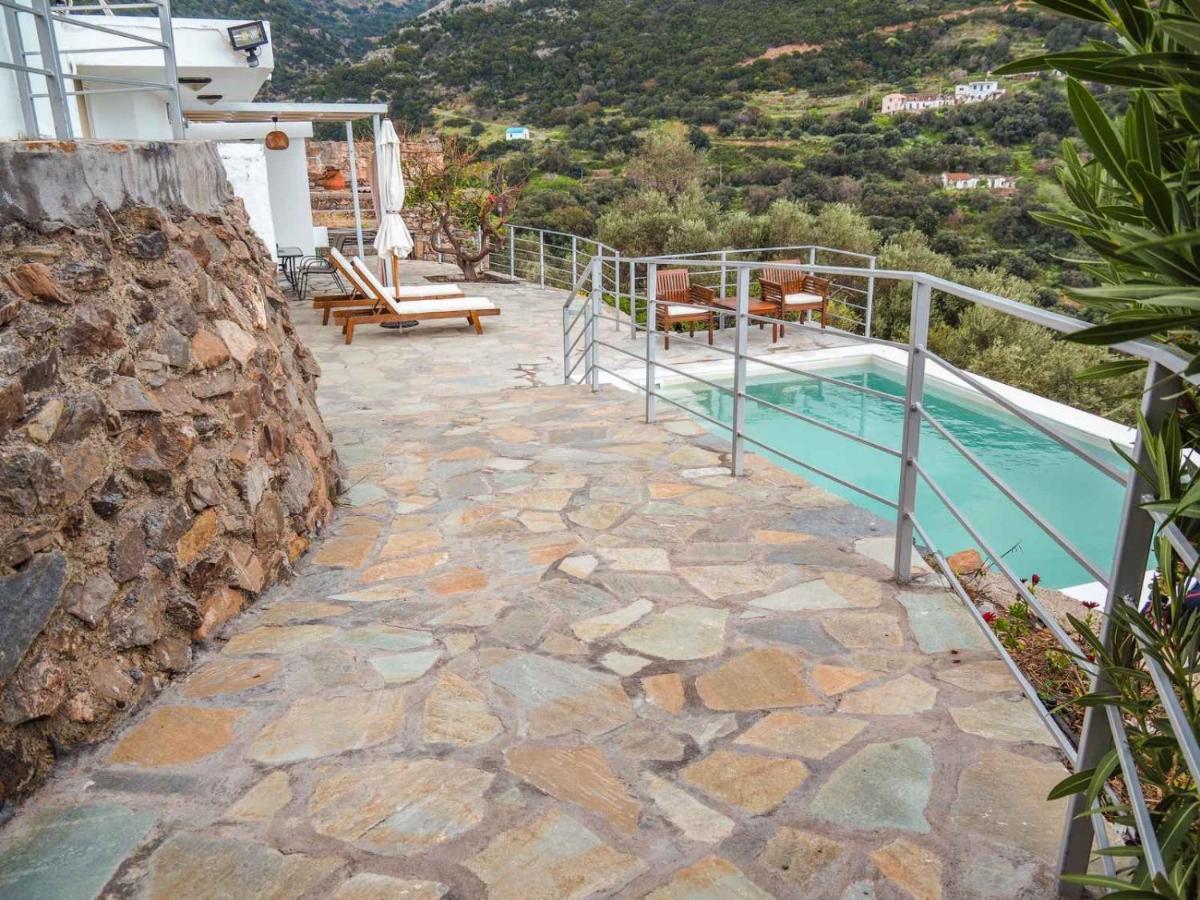 Вилла Kampos View - Quiet House At The End Of The Road, Private Pool Kambos  Экстерьер фото