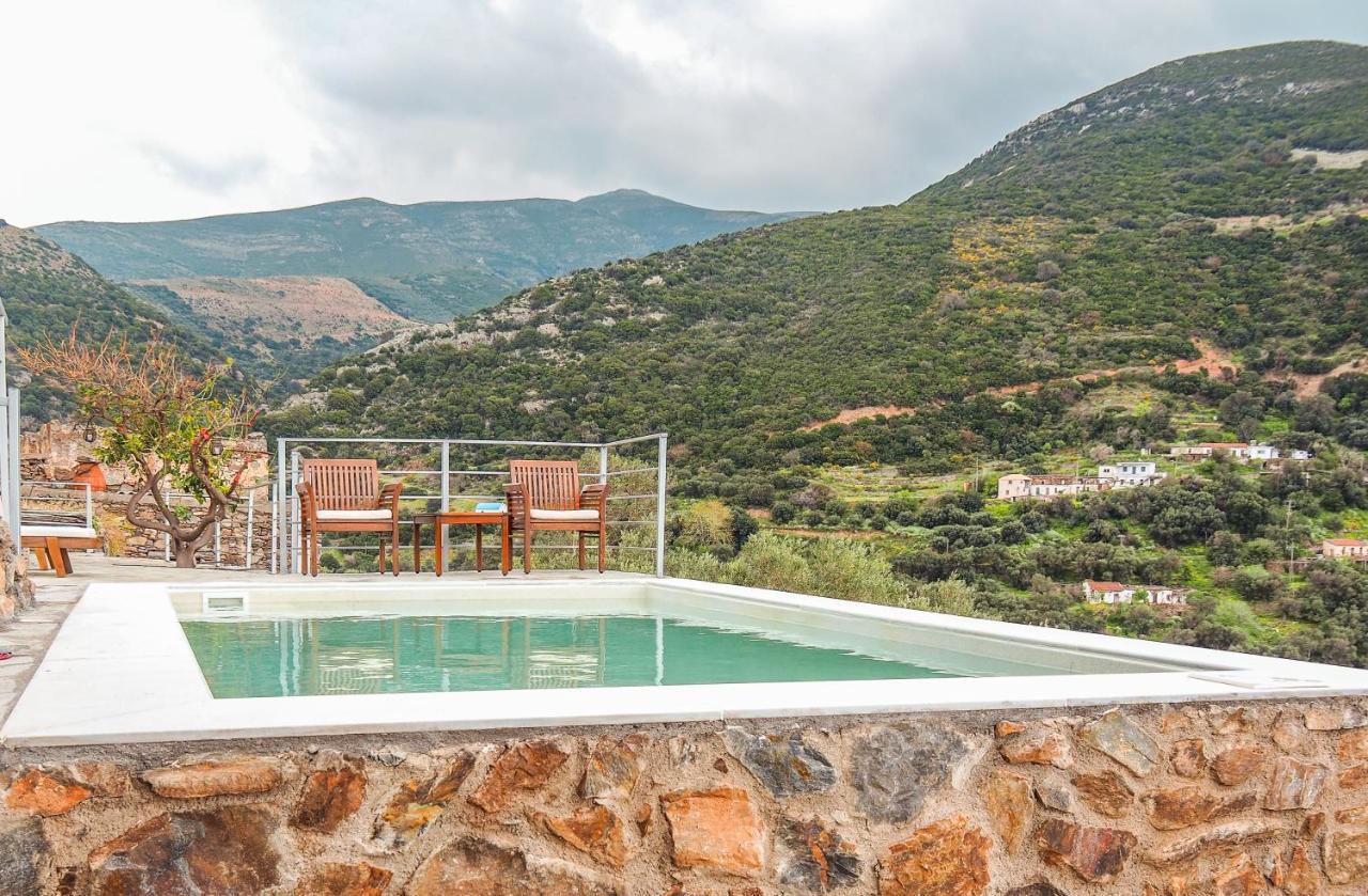 Вилла Kampos View - Quiet House At The End Of The Road, Private Pool Kambos  Экстерьер фото
